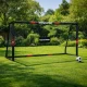 Futbolo vartai su tinklu MOVEPRO 147499, 300x200x120 cm