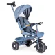 ECOTOYS 2-in-1 Tricycle Stroller with Rotating Seat, Blue