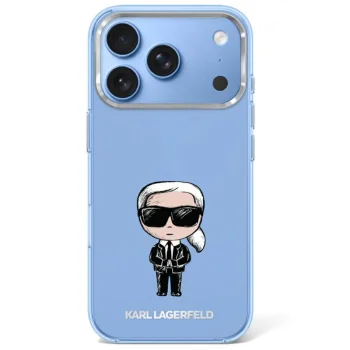 Karl Lagerfeld IML Ikonik Sketch Print MagSafe dėklas iPhone 17 Pro / 18 Pro, rožinis