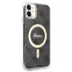 Dėklo ir įkroviklio rinkinys Guess GUBPN61H4EACSK, skirtas iPhone 11, juodas