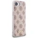 Guess Peony Script Logo MagSafe dėklas iPhone 16e, rudas