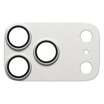 PanzerGlass Fender kameras apsauginis stiklas skirtas iPhone 17 Pro, sidabrinis