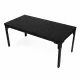 Išskleidžiamas sodo stalas MultiGarden 180-240 cm, juodas