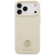 Guess Grained Strass Logo MagSafe dėklas iPhone 17 Pro Max, bėžinis