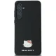 Hello Kitty dėklas Samsung Galaxy A55 telefonui Metal Logo Kitty Head, juodas