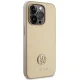 Guess dėklas iPhone 15 Pro Max telefonui 4G Strass Metal Logo, auksinis