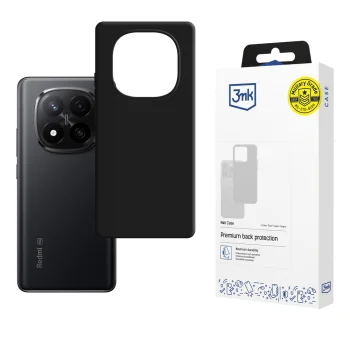 3mk Matt Case for Xiaomi Redmi Note 15 Pro+ 5G, Matte Black