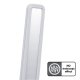 Maclean MCE616 W LED stalinė lempa su Qi belaidžiu įkrovikliu, 9W, balta