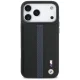BMW M Perforated Stripe dėklas iPhone 17 Pro Max telefonui su MagSafe, mėlynas