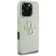 Guess dėklas iPhone 16 Pro Max telefonui, PU Grained Big 4G, žalias