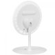 Round Make-up Table Mirror with LED Lighting, White