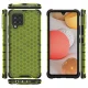 Dėklas Samsung Galaxy A42 5G Honeycomb Case su TPU rėmeliu, žalias