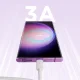 Joyroom Multi-Color Series A14 USB-A į USB-C laidas, 3A, 1.2m, Baltas