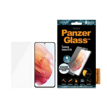 Apsauginis stiklas Samsung Galaxy S21 PanzerGlass E2E Super+, juodas