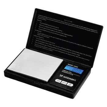 Wozinsky WDW-1000 skaitmeniniai kabatas juvelyriniai svarstyklės, 0.01g - 200g