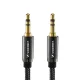 Garso laidas Wozinsky 2x 3.5 mm mini jack AUX 1.5 m, juodas
