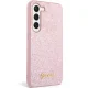 Samsung Galaxy S23+ Plus (SM-S916) Guess Glitter Script Case Cover (GUHCS23MHGGSHP), Pink