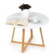 Modernhome RH1902-04 kavos staliukas, 60 cm, baltas / bambukas