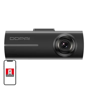 Vaizdo registratorius DDPAI N1 Dual 1296p WiFi su galine kamera 1080p