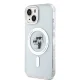 Karl Lagerfeld iPhone 15 Plus Case KC Glitter MagSafe, Transparent