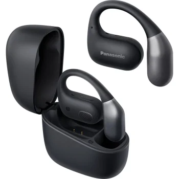 Panasonic RB-F10DE-K Open-Ear Wireless Headphones, Black