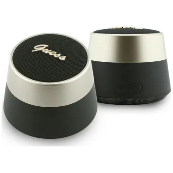 „Guess“ 5W „Script Metal Logo“ „Bluetooth“ garsiakalbis, juodas