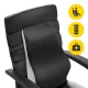 Orthopedic Seat Cushion with Cooling Gel for Lumbar Support and Back Pain Relief
