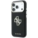Guess telefono dėklas iPhone 18 Pro / 17 Pro Smooth & Big Strass Logo, juodas
