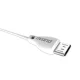 Laidas Dudao L4M USB-A į MicroUSB 2.4 A 1 m, baltas
