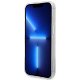 Guess 4G Pattern Script dėklas, skirtas iPhone 14 Plus, auksinis