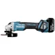 Akumuliatorinis kampinis šlifuoklis Makita DGA513RTJ, 18 V, 125 mm, 2x 5.0 Ah
