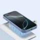 Dux Ducis Lawa odinis dėklas-piniginė „iPhone 16 Pro Max“, mėlynas