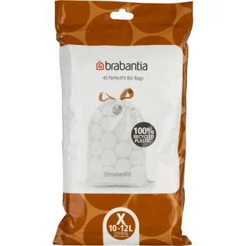 Brabantia PerfectFit šiukšlių maišai Bo & NewIcon, kodas X, 10-12 l, 40 vnt.