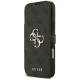 Atverčiamas dėklas Guess Book 4G Metal Logo iPhone 18 Pro Max / 17 Pro Max, juodas