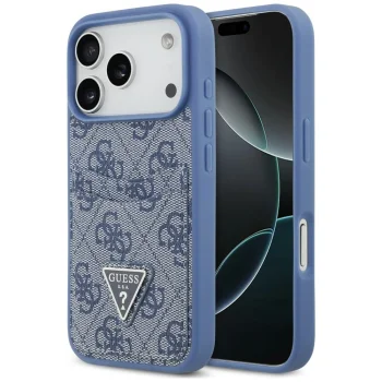 Guess 4G nauble Card Triange case for iPhone 18 Pro / 17 Pro, blue