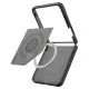 Spigen Nano Pop MagSafe dėklas telefonui Samsung Galaxy Z Flip 8, juodas/pilkas