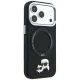 Karl Lagerfeld Ring Stand 360 Karl & Choupette Heads MagSafe dėklas iPhone 18 Pro Max / 17 Pro Max, juodas