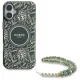 Apsauginis dėklas Guess IML Flowers Allover Electro, skirtas iPhone 16, žalias