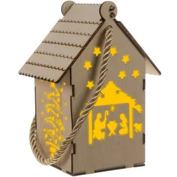 Ruhhy 22163 Wooden Advent LED Lantern