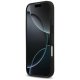 Mercedes iPhone 17 dėklas Plain Smooth Leather MagSafe, juodas