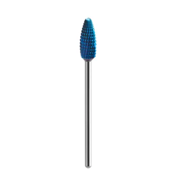 Exo Hard Blue 06 kūgio formos nagų frezos antgalis