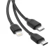 XO NB103 3-in-1 USB į Lightning / USB-C / microUSB laidas 1m 2.1A juodas