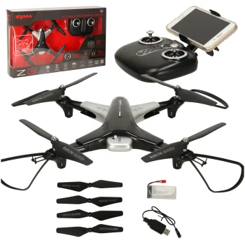 Sulankstomas dronas SYMA Z3 su 720P HD kamera, juodas