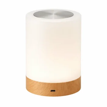Įkraunama jutiklinė LED naktinė lemputė su RGB, balta