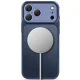 Tech-Protect MagPrime MagSafe CC dėklas iPhone 18 Pro / 17 Pro, matinis tamsiai mėlynas