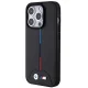 BMW iPhone 15 Pro Case Quilted Tricolor MagSafe, Black