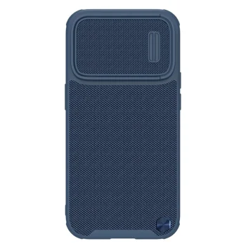 Dėklas Nillkin Textured S skirtas iPhone 14 Pro Max su kameros apsauga, mėlynas