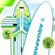 AquaPaddle Navigator pripučiama SUP irklentė, 355x82x15 cm, žalia