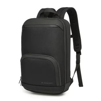Wozinsky Premium vandeniui atspari kuprinė nešiojamam kompiuteriui iki 15.6", juoda