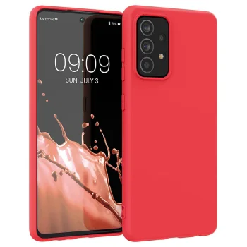 Silikoninis apsauginis dėklas Samsung Galaxy A22 4G, raudonas